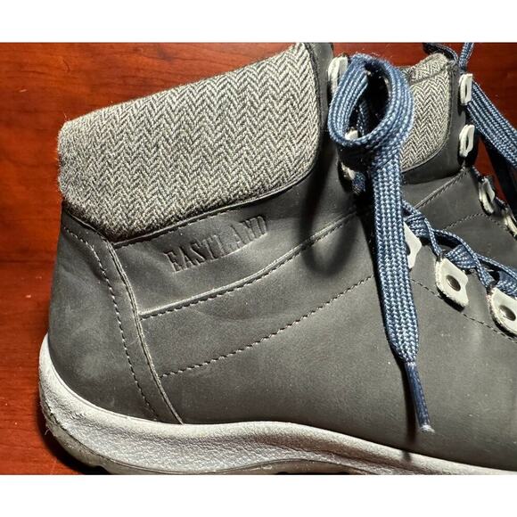 Eastland Women's Size 10 M Black Bethanie Ankle Boot W/ Tweed Knit Padded Collar - Picture 3 of 10